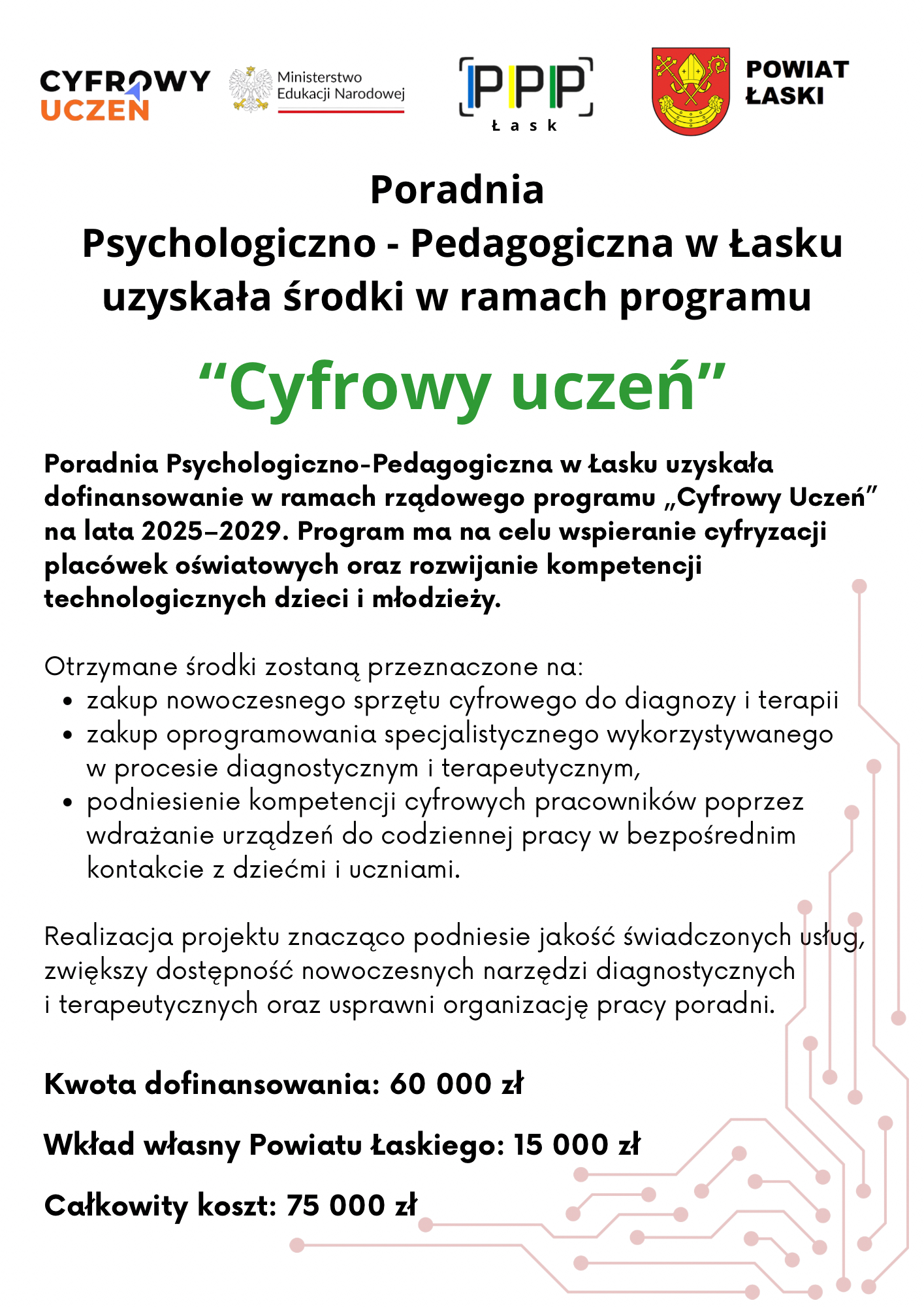 Cyfrowy Uczeń - Plakat